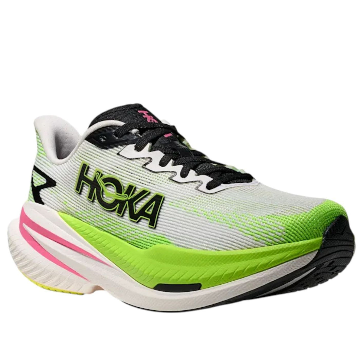 (WMNS) HOKA ONE ONE Mach X 3 'White Neon Lime' 1168721-WNL