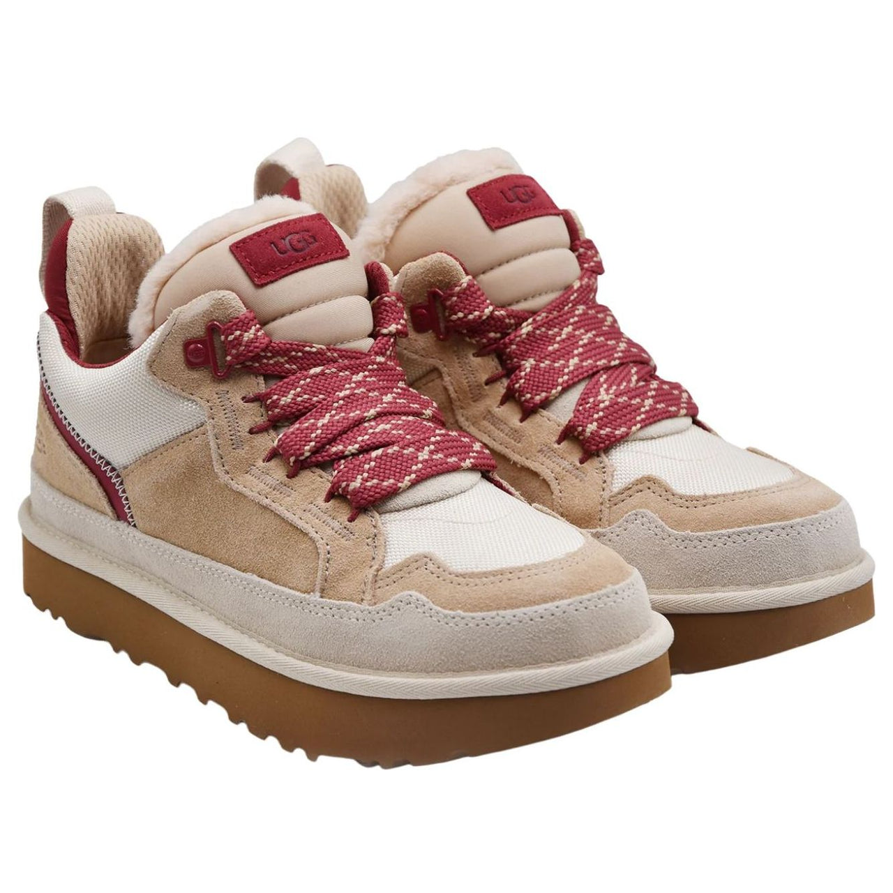 UGG Lowmel 'Driftwood Biking Red' 1170750-DWD