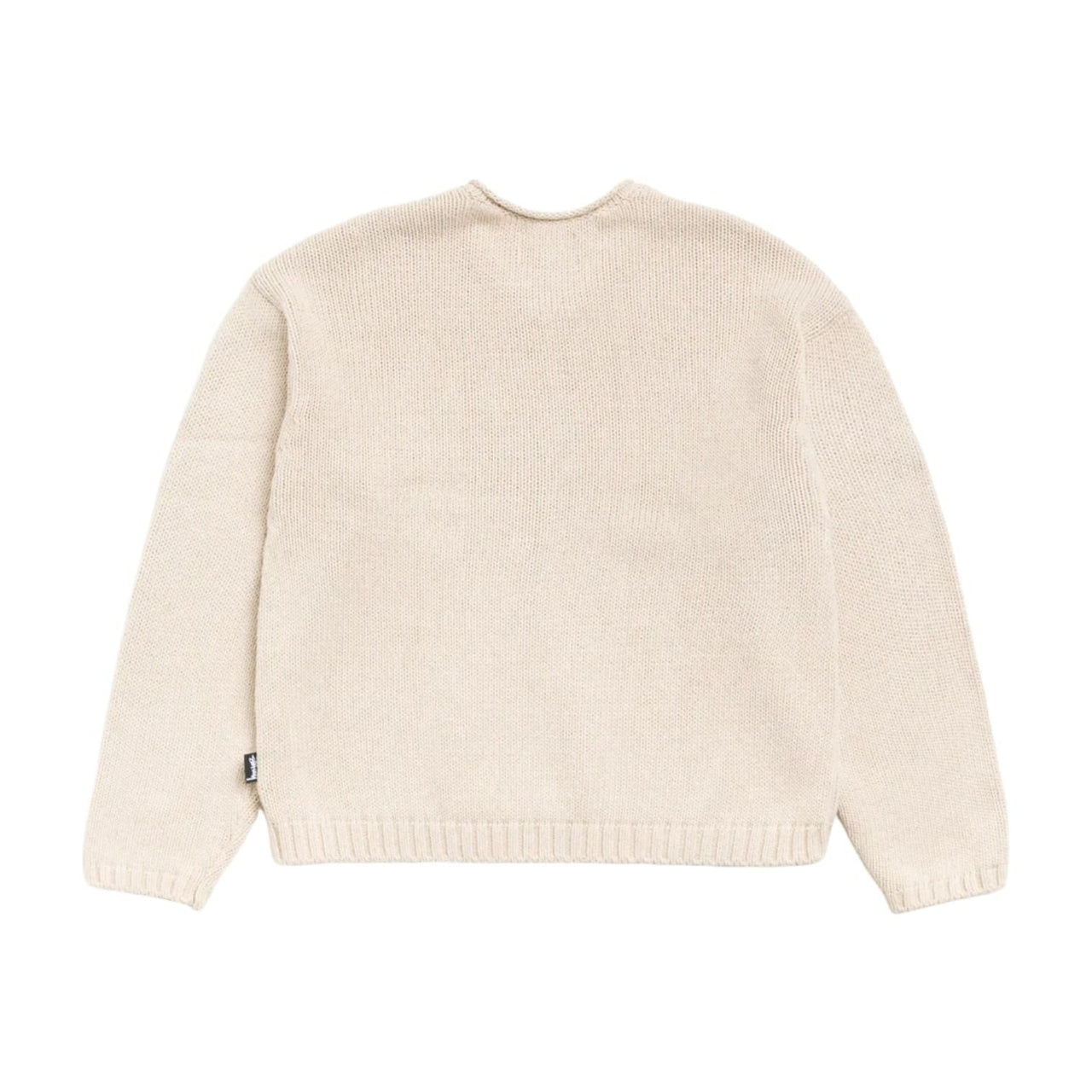 Stussy Roll V Neck Sweater 'Oatmeal' 117289-OATM