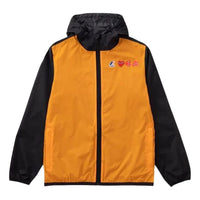COMME des GARCONS PLAY FW25 K-Way Hoodie Full Zip 'Orange Black' AZ-J505-051-1
