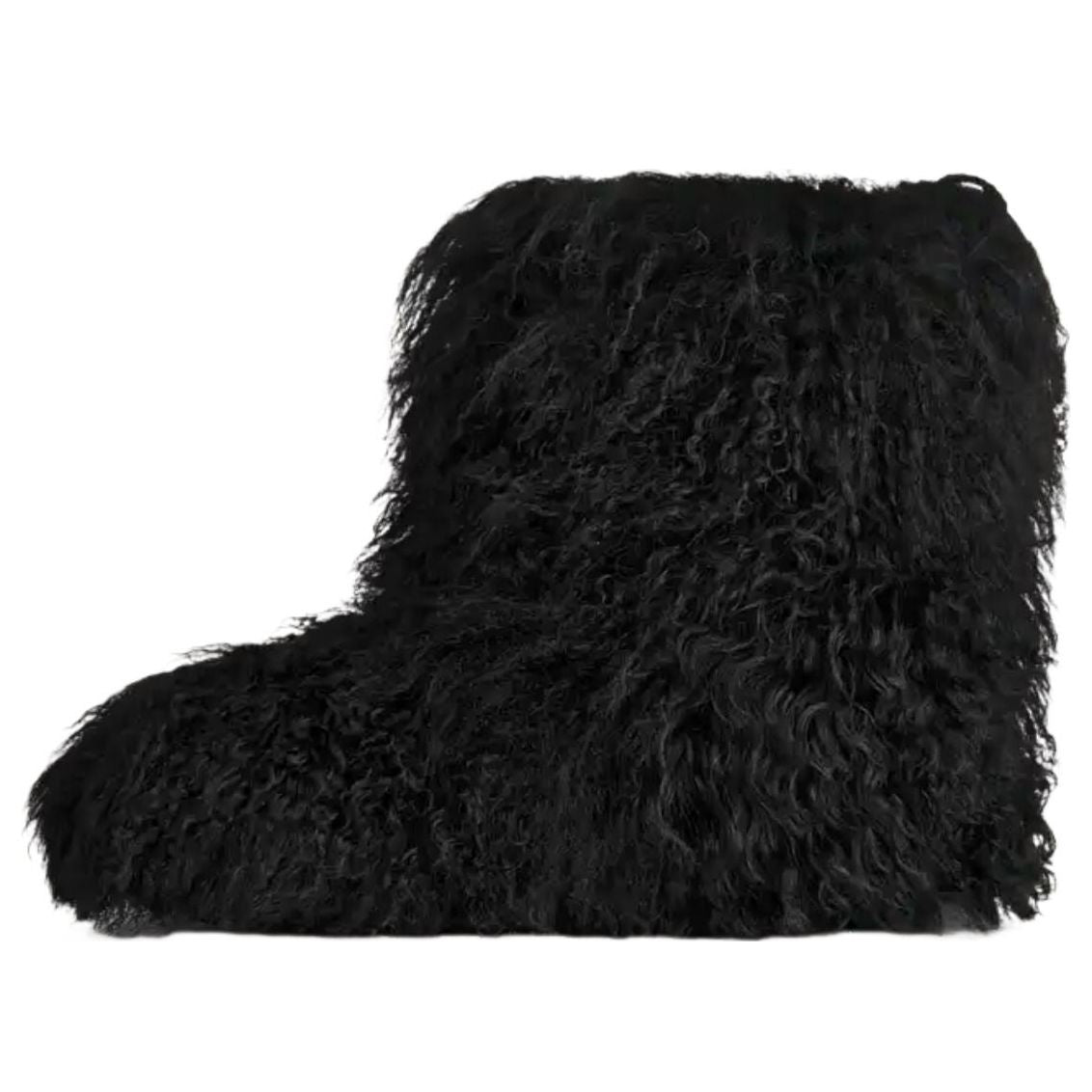 (WMNS) UGG Classic Short Fluff Momma Boot 'Black' 1180050-BLK