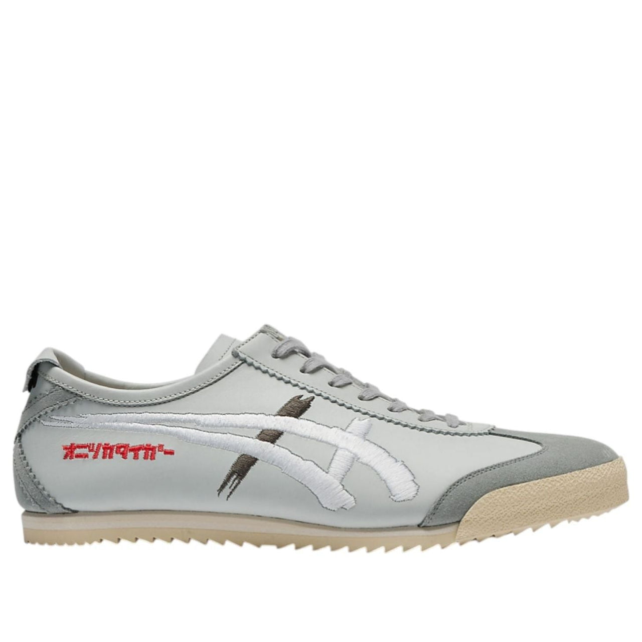 (WMNS)	Onitsuka Tiger Mexico 66 Deluxe 'Piedmont Grey White Red' 1181A119-020