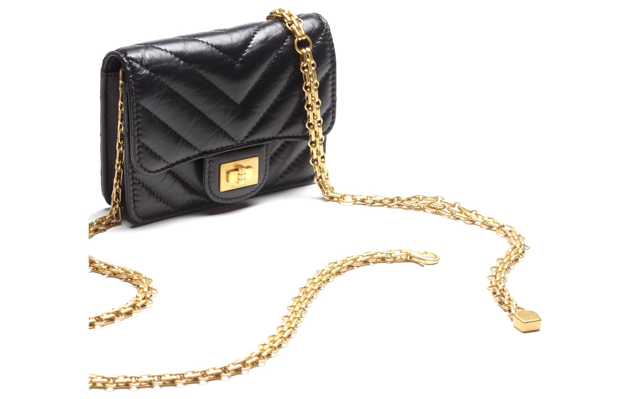 CHANEL 2.55 Belt Bag Black