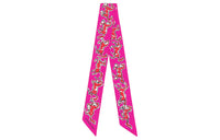 HERMES Silk Scarves Women's India Pink