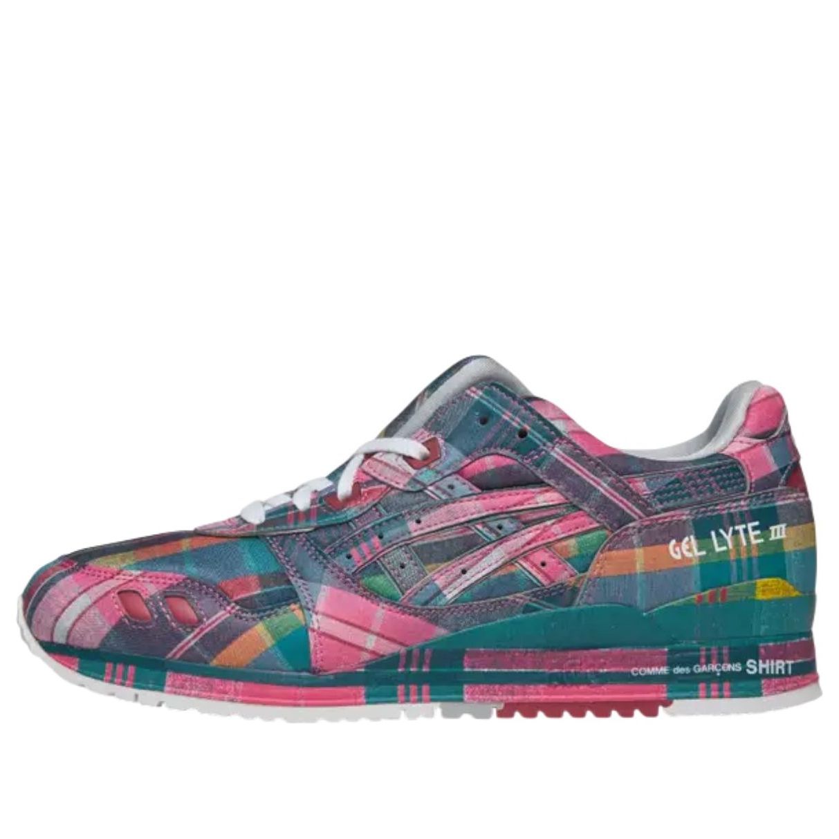 ASICS x COMME des GARCONS SHIRT Gel-Lyte III '07 Remastered 'Pink Plaid' 1203A824-700