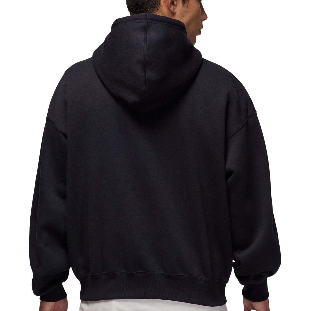 Jordan Brooklyn Fleece Oversized Full-Zip Hoodie 'Black Sail' IB7231-010