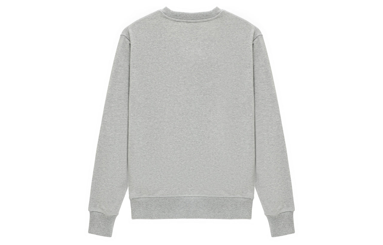 New Balance Essentials Stacked Logo French Terry Crewneck Asia Sizing 'Athletic Grey' AMT31538-AG