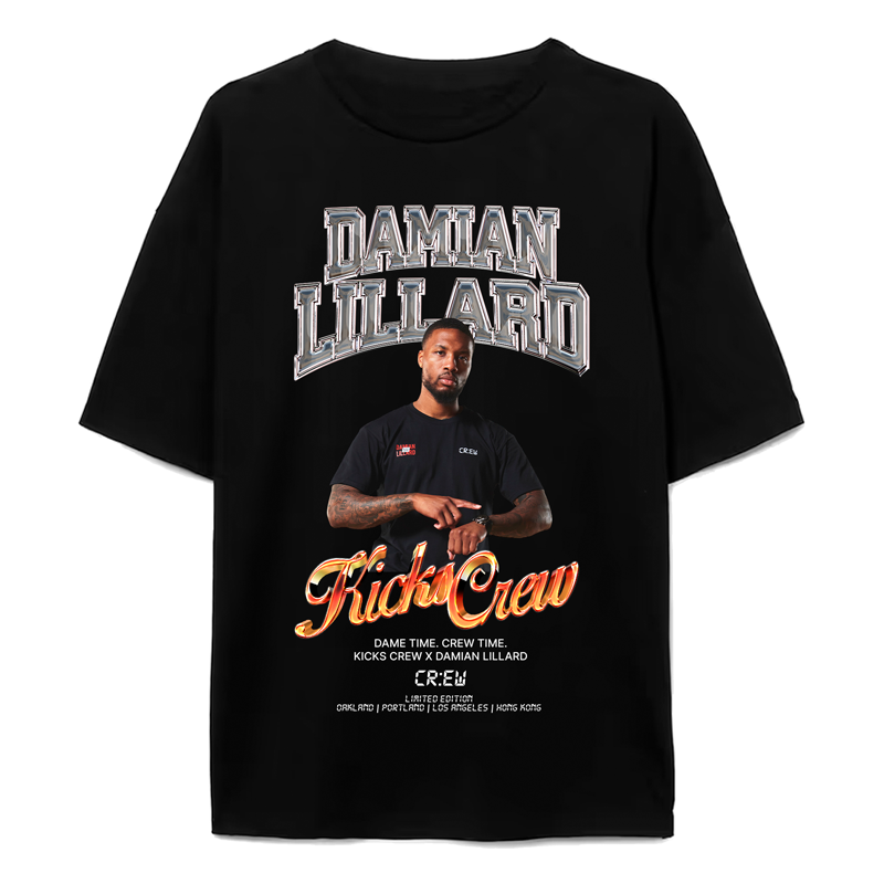 KICKS CREW x Damian Lillard T-Shirt 'Hong Kong Dame Time 001' KC23001
