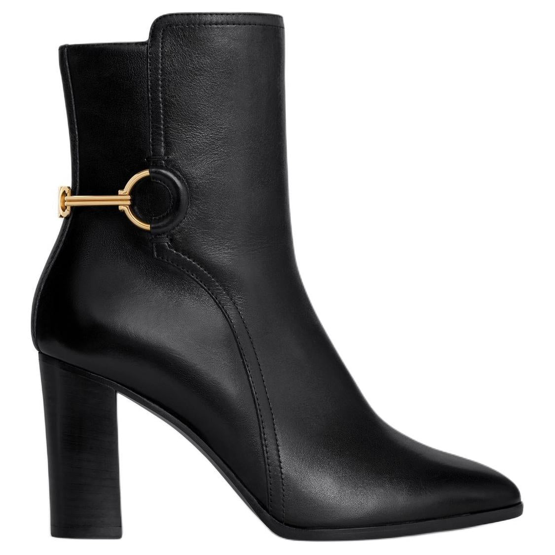 CELINE Claude Ankle Boots Women's Black