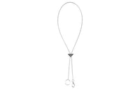 PRADA Triangle Logo Keychain Necklace