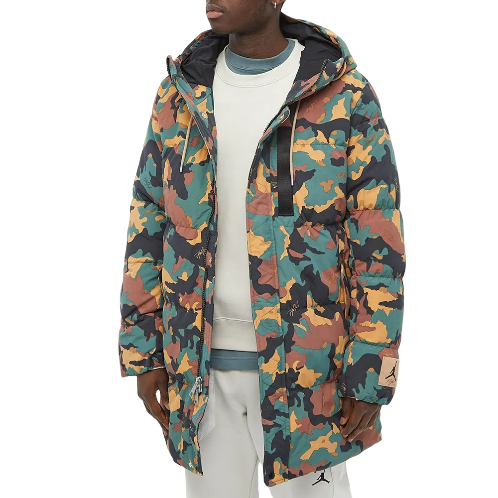 Air Jordan Drawstring Hooded Camouflage Hooded Down Coat 'Camouflage' DC9679-333
