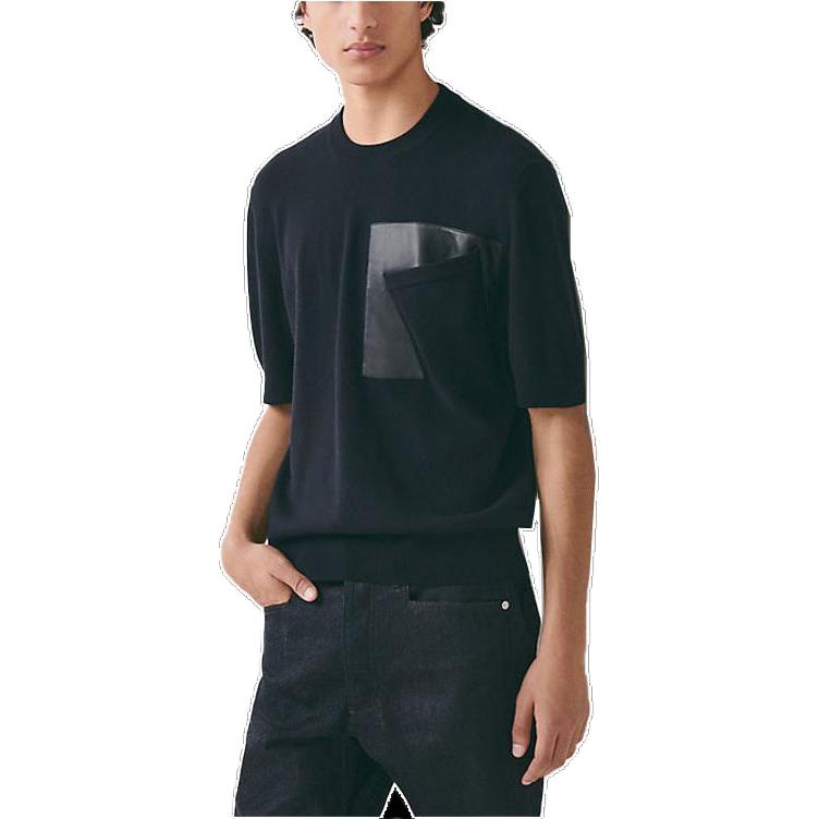 HERMES Sweaters Men Sea Blue