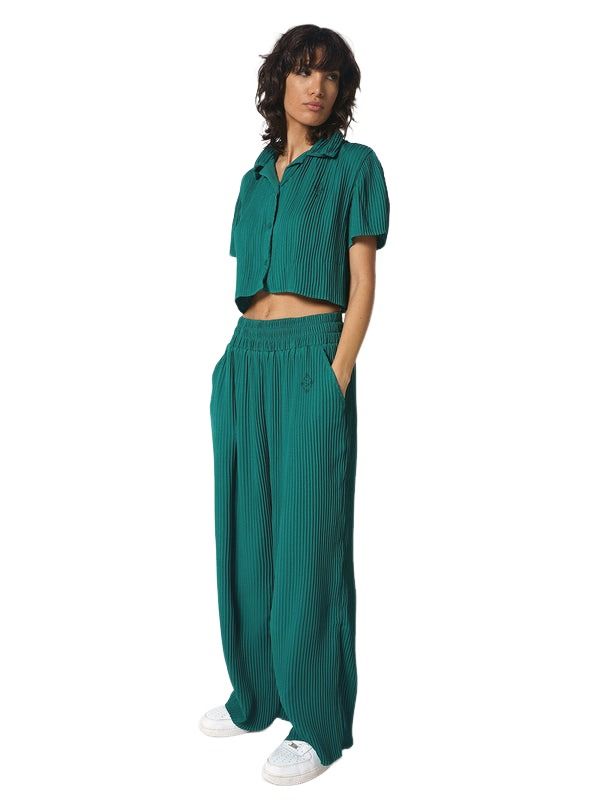 House of Cenmar High-Waisted Pants 'Green' HOC-RUB