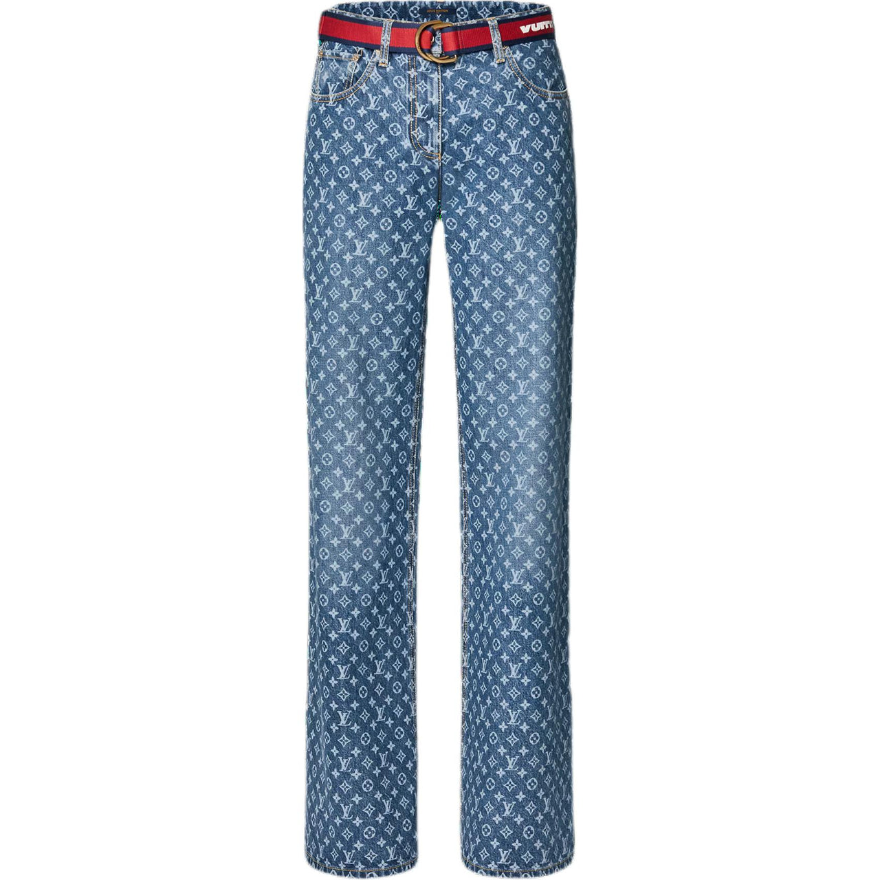 LOUIS VUITTON Lv X Ac Monogram Jeans