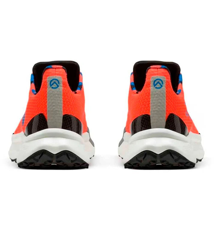 THE NORTH FACE Vertic Pro Athlete Mens Trail Running Shoes 'Solar Coral Optic Blue' 819B-OIG