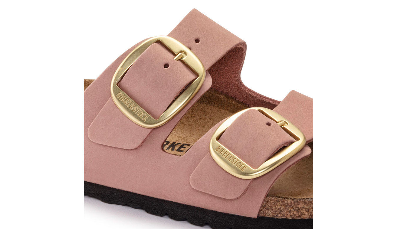 (WMNS) Birkenstock Arizona Big Buckle Nubuk Leather 'Old Rose' 1023963
