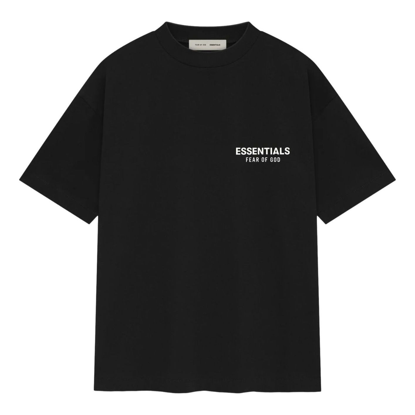Fear of God Essentials 25FW Short Sleeve T-Shirt 'Vintage Black' 125AS254171F