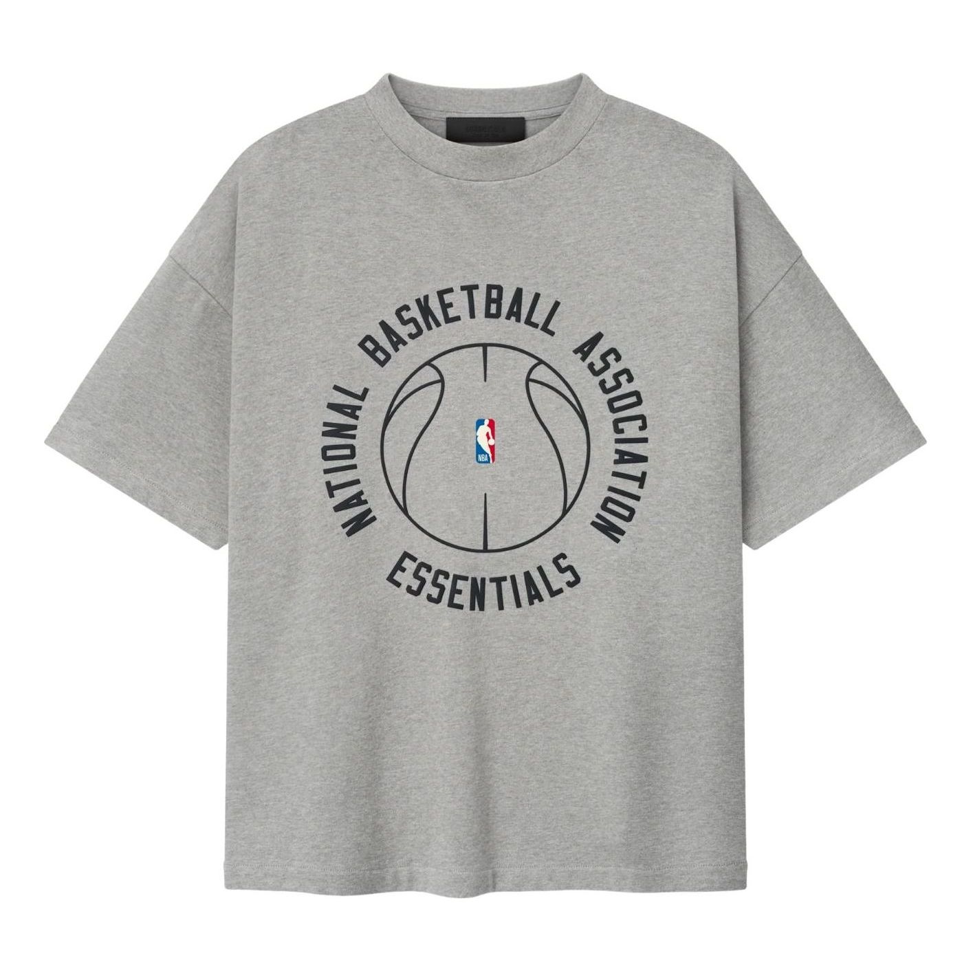 Fear of God Essentials x NBA X Barkley Hendricks 90s T-Shirt 'Concrete Heather' 125BH262202F