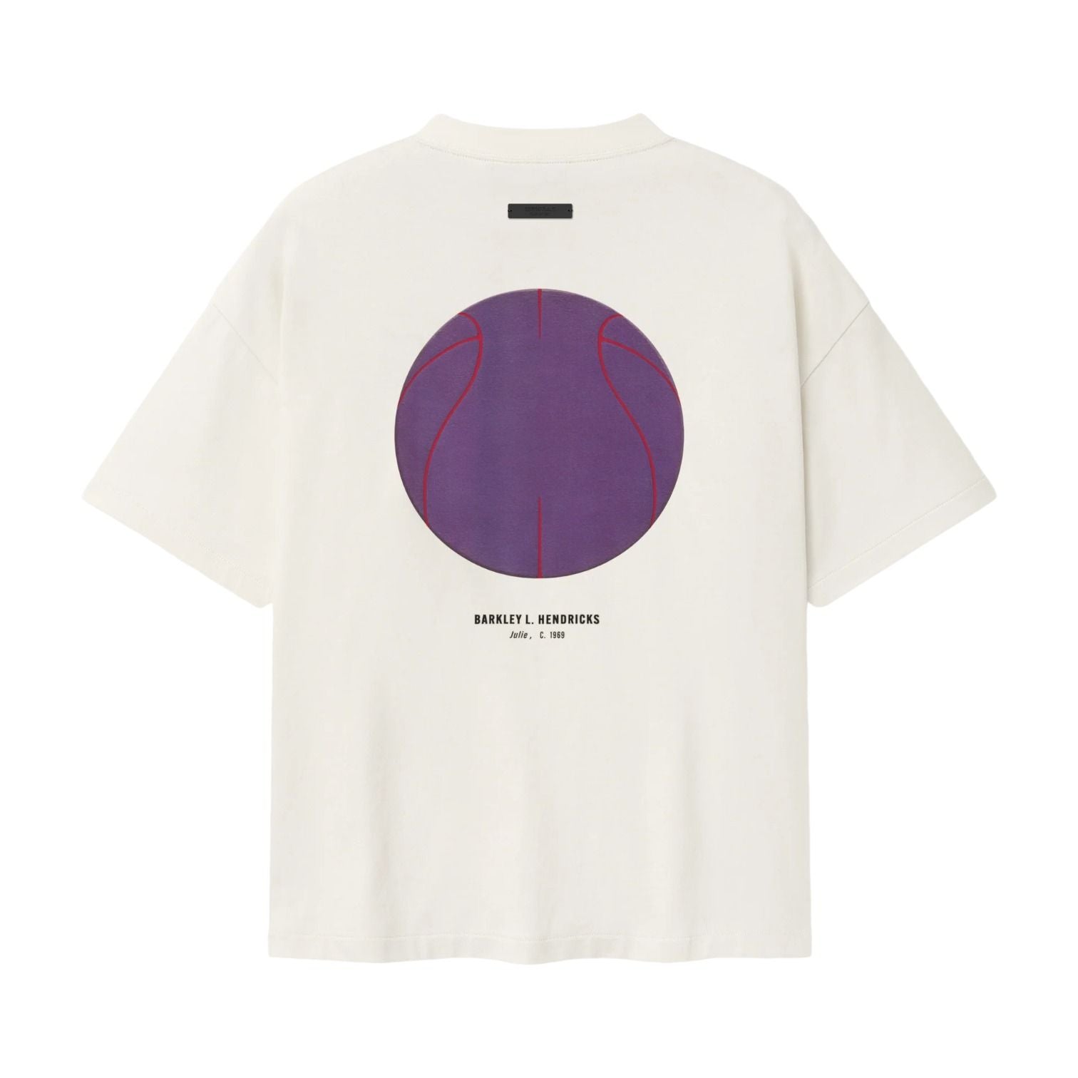 Fear of God Essentials x Lakers X Barkley Hendricks 90s T-Shirt 'Ivory' 125BH262205F