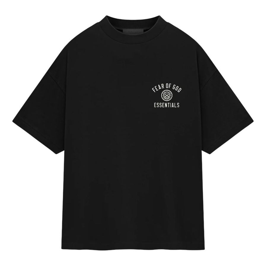 Fear of God Essentials SS25 T-Shirt 'College Print Black' 125HO244190F