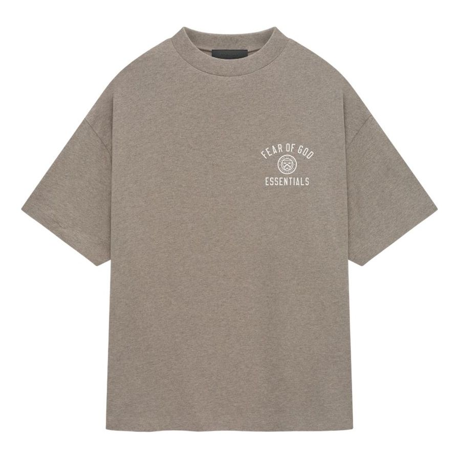 Fear of God Essentials SS25 T-Shirt 'College Print Heather Grey' 125HO244191F