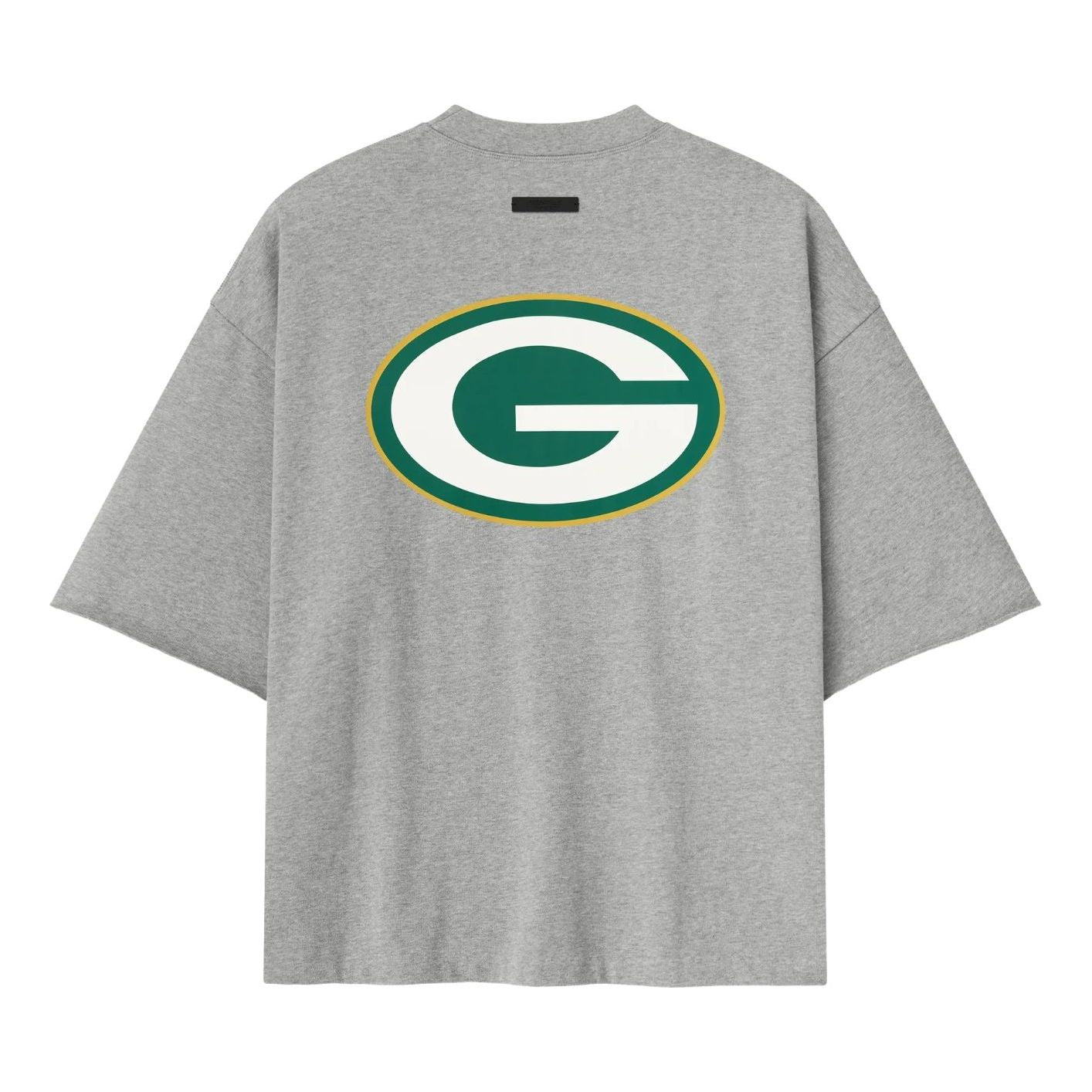 Fear of God Essentials x NFL FW25 Packers 90s 3/4 Sleeve Football T-Shirt 'Concrete Heather' 125NF252121F