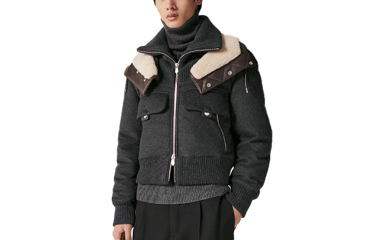 HERMES SS23 Jackets Coats Men's Dark Gray