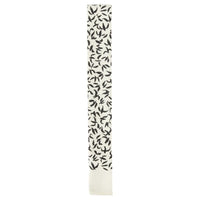 Loro Piana Mulberry Silk Silk Scarves Women's Black/White
