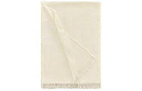 HERMES Knit Scarves Women's Ivory White