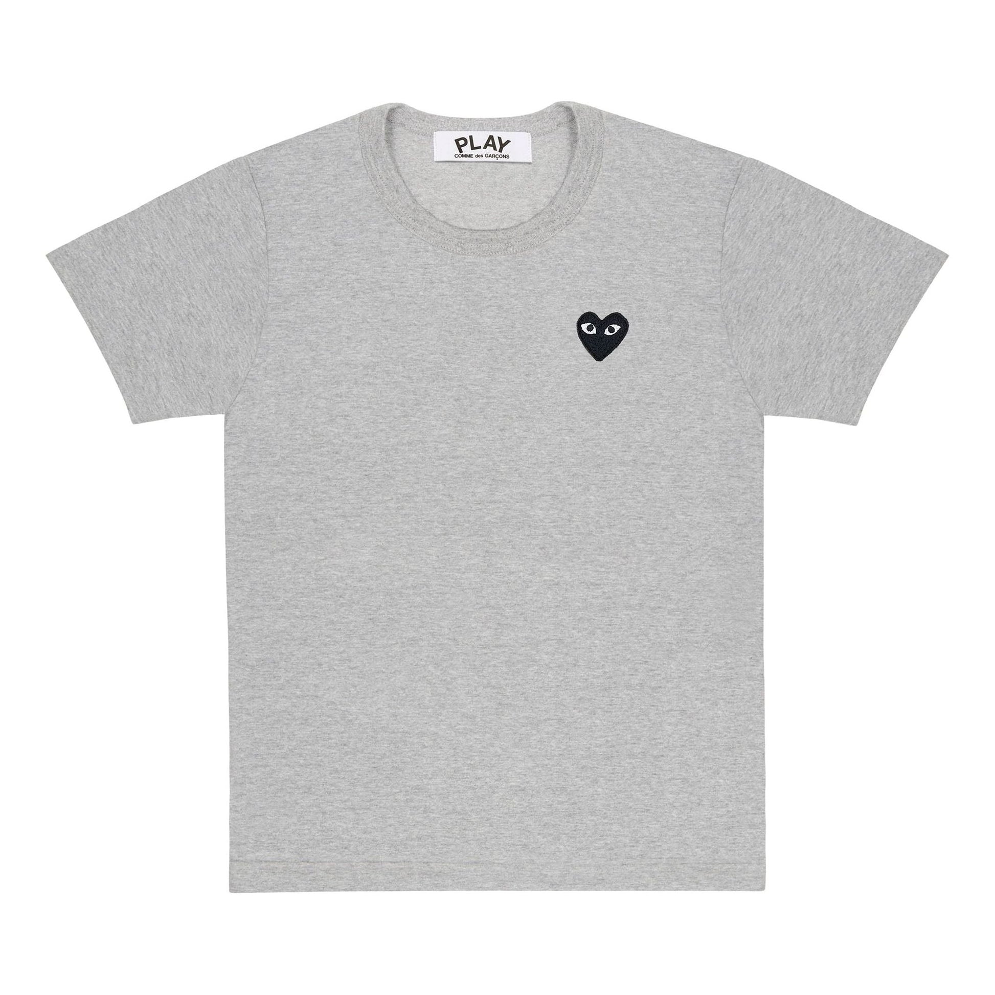 COMME des GARCONS PLAY SS25 Heart T-Shirt 'Grey' AX-T076-051-1