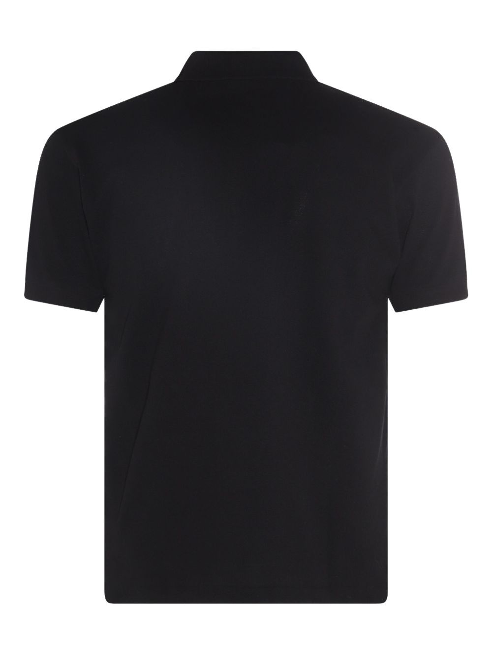 COMME des GARCONS PLAY SS25 Heart-Patch Polo Shirt 'Black' AX-T006-051-1