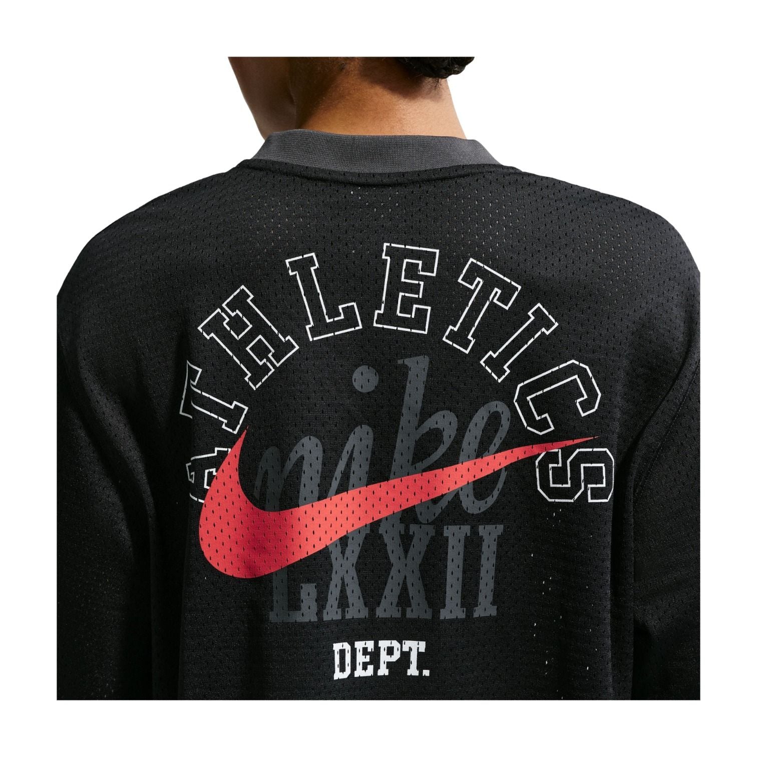 (WMNS) Nike NSW Heritage Festival Crop Mesh Jersey 'Anthracite Black Sail' IR1650-010