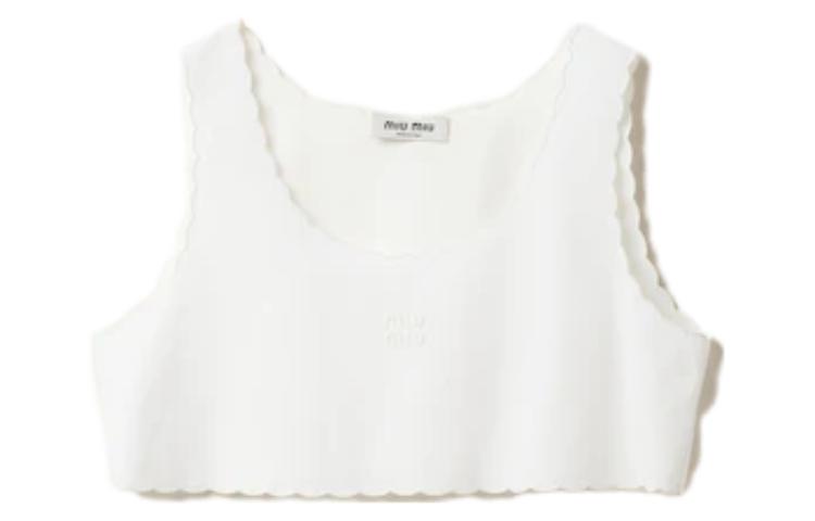 MIU MIU Tank Tops Women's White