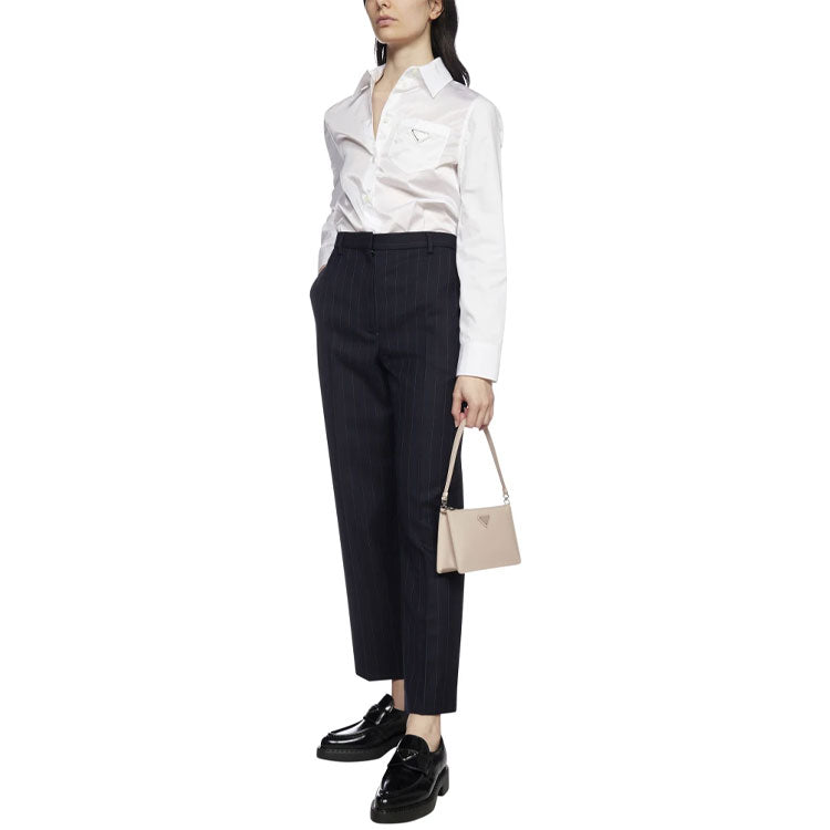 PRADA FW21 Suit Trouser Women's Blue