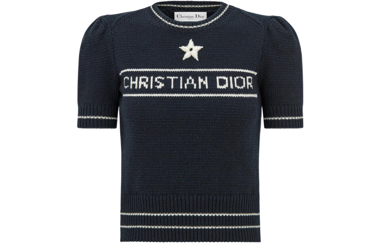 DIOR SS22 Cashmere Sweater Women's Blue