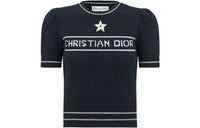 DIOR SS22 Cashmere Sweater Women's Blue