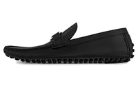 LOUIS VUITTON Hockenheim Gommino Loafers Men's Black