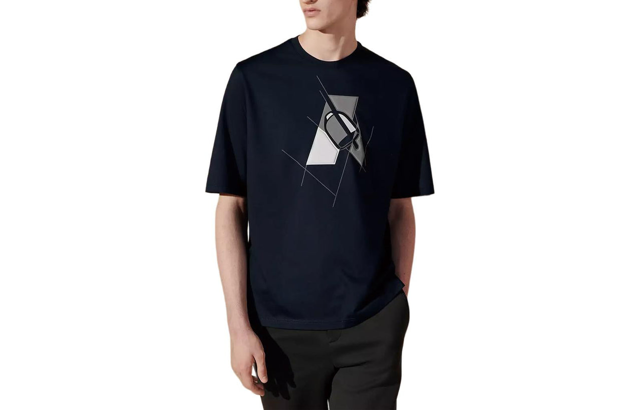 HERMES T-Shirts Men Navy