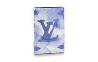 LOUIS VUITTON Pocket Organizer Ink Watercolor Blue