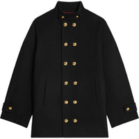 CELINE Egg Coat In Double Face Wool