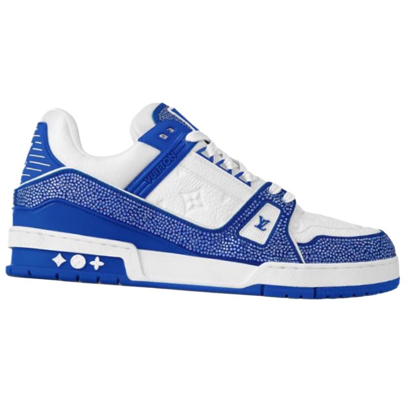 LOUIS VUITTON Skateboard Shoes Women's Blue