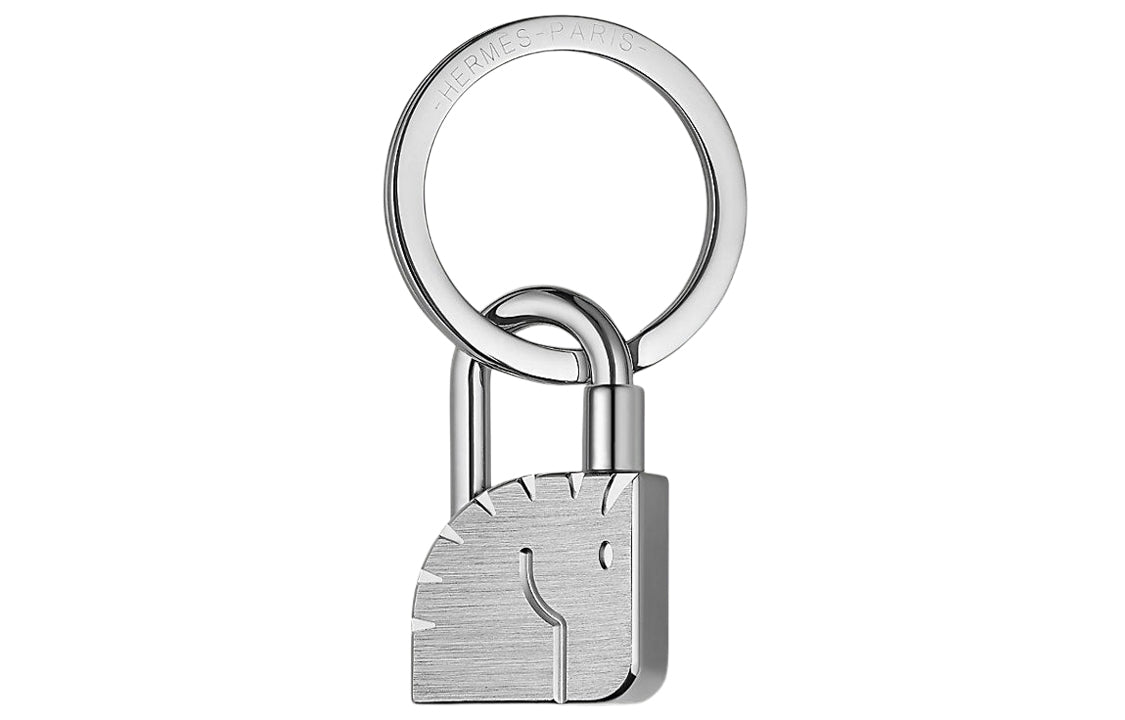 HERMES Keychains Unisex Silver