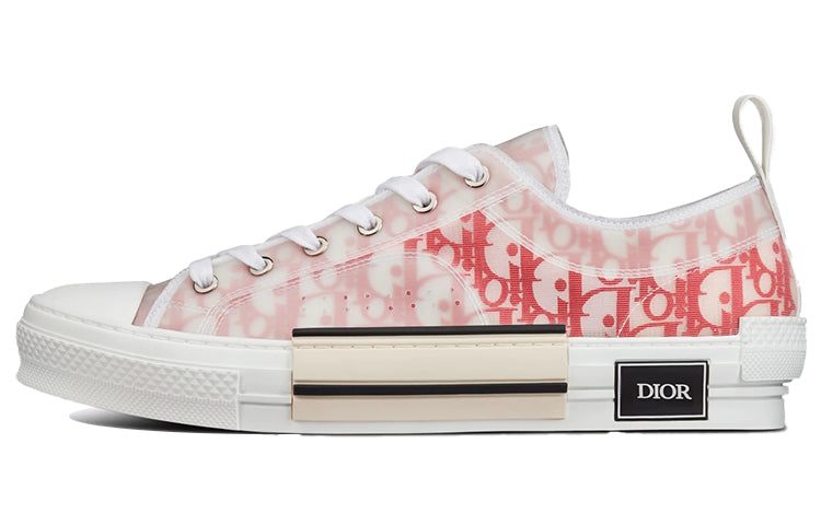 DIOR B23 Low Top Stylish Skateboarding Shoes Men's Red White
