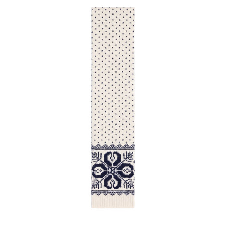 CELINE Scarf In Fair Isle Wool