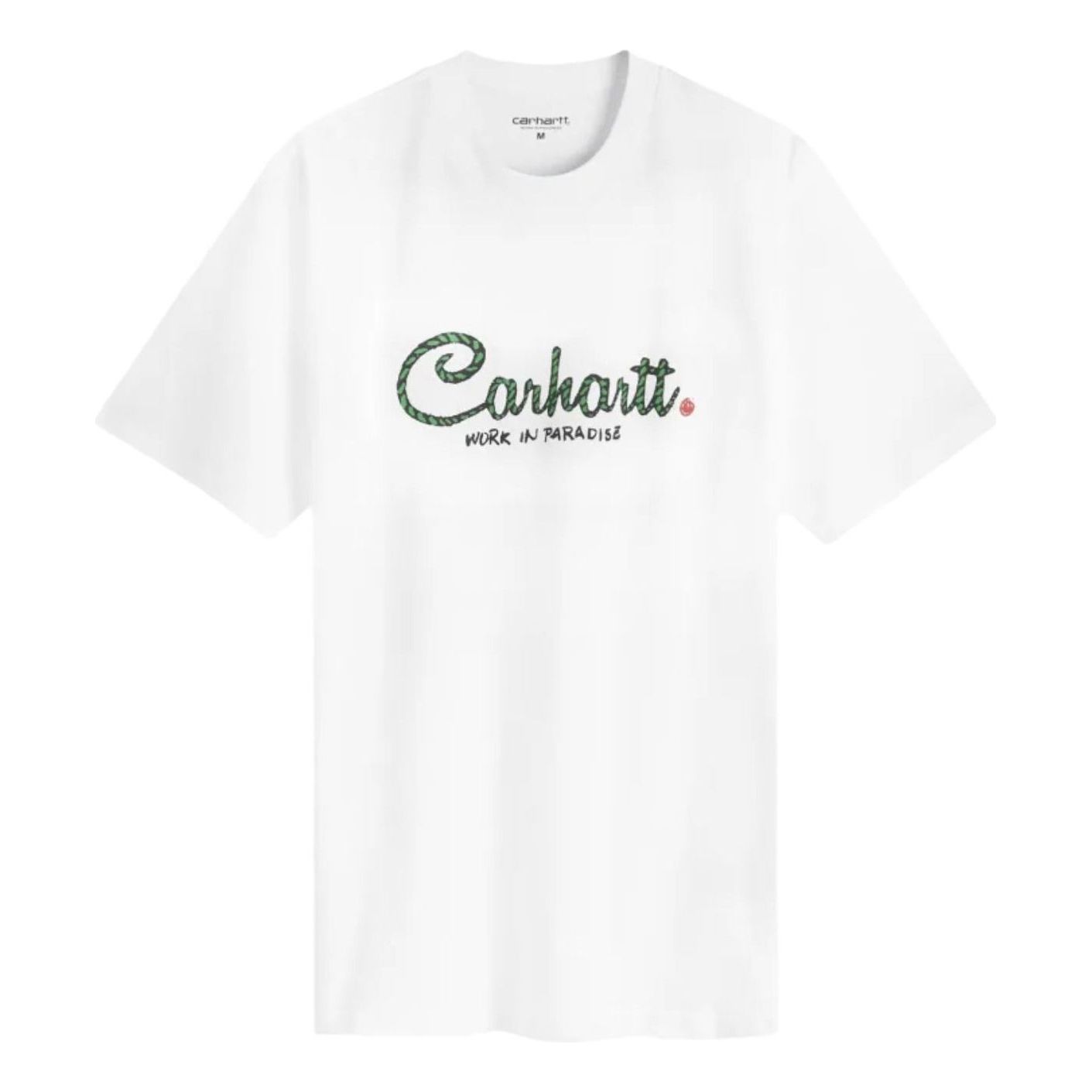 Carhartt WIP Paradise Script Short Sleeve T-Shirt 'White' I033948-02-XX