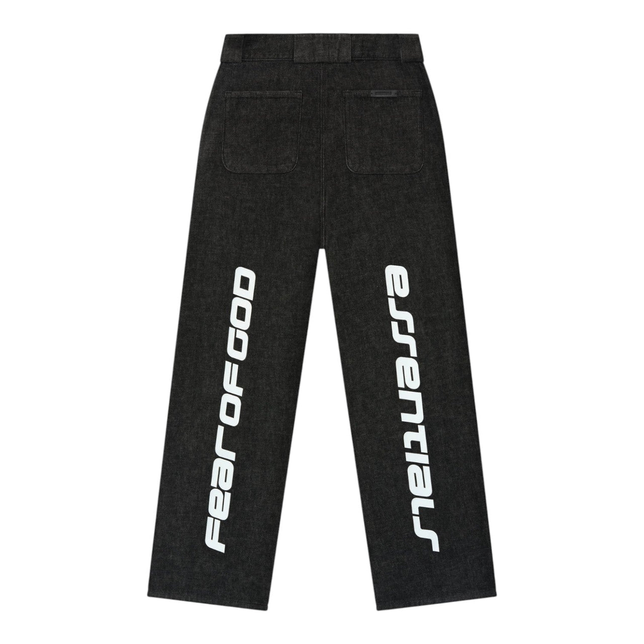Fear of God Essentials Denim Work Pant 'Vintage Black' 130HO258361F