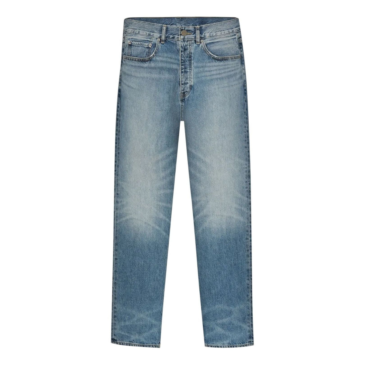 Fear of God Essentials Denim 5-Pocket Jeans 'Classic Blue' 130SP254910F