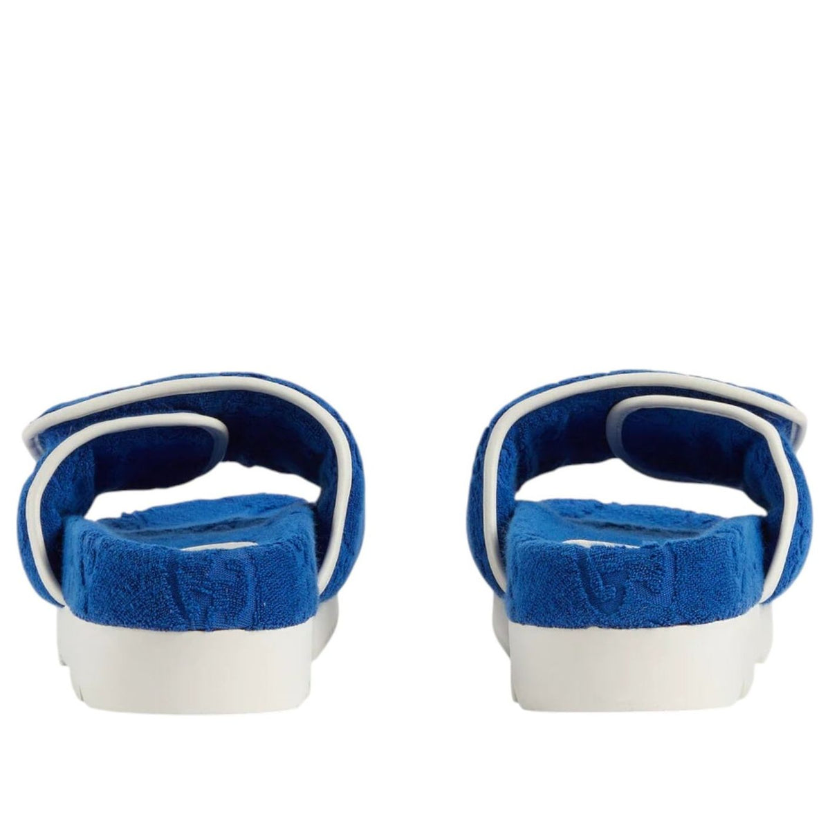 adidas x Gucci GG Platform Sandal 'Blue' 702412UU0104160
