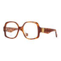 LOEWE Acetate Square Eyeglass Frames Unisex Brown