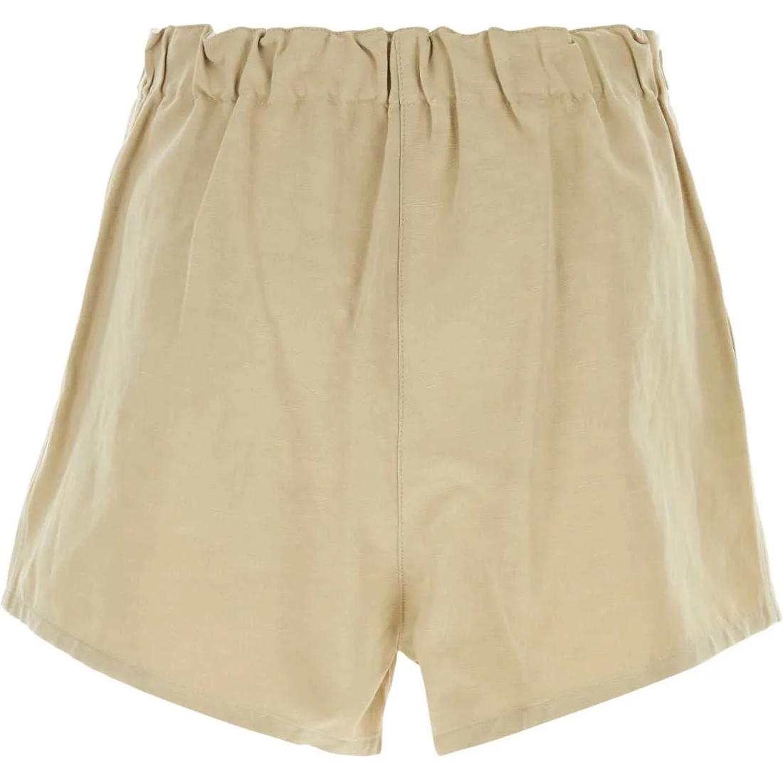 PRADA Elasticated Waistband Belted Shorts